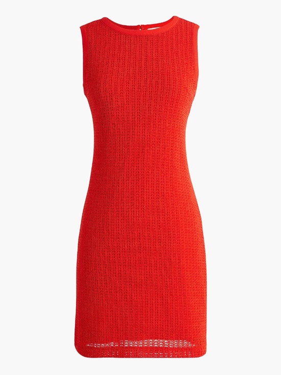 J. Crew Factory Dresses & Skirts - New JCREW Size XS Crochet Mini Dress in Red $98 CK772